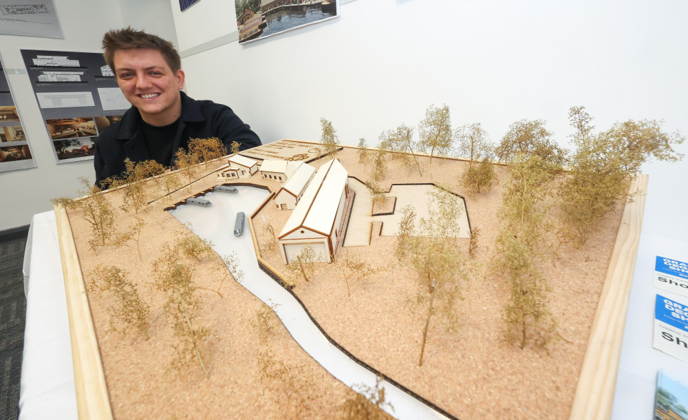 Bradley O’Donoghue, who is from Burslem, was excited to take on the project.(Pete Stonier) Bradley O’Donoghue, who is from Burslem, was excited to take on the project.(Pete Stonier)