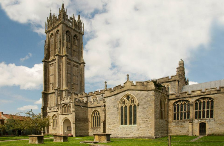 St John's Church in Glastonbury reopens after last month's safety closure. 