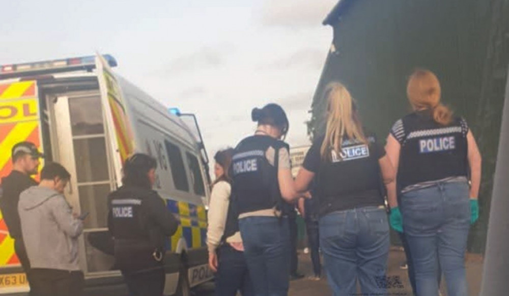 Forensic teams carried out surveys of the properties. Forensic teams carried out surveys of the properties.