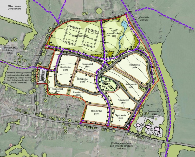 A masterplan for the proposed development (image via planning application)
