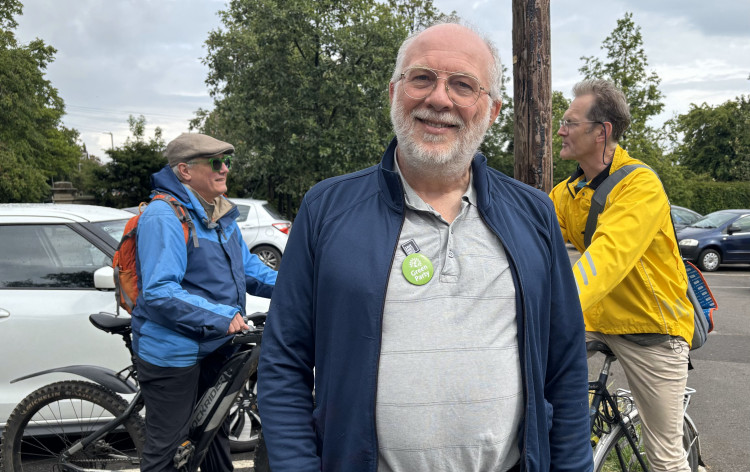 Green Party campaigner is planning a cycling demonstration in Macclesfield (Credit: John Knight)