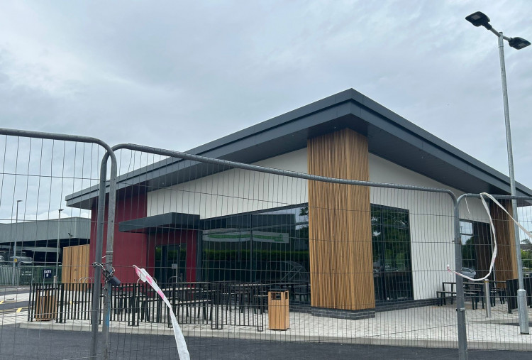 The Lyme Green Costa will open this summer (Credit: Nub News)