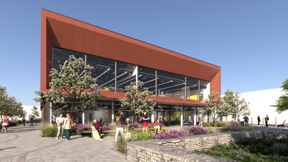 A CGI image of how the Cheshire Archives Crewe building will look (Cheshire East Council). A CGI image of how the Cheshire Archives Crewe building will look (Cheshire East Council).
