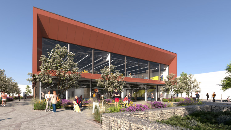 A CGI image of how the Cheshire Archives Crewe building will look (Cheshire East Council).