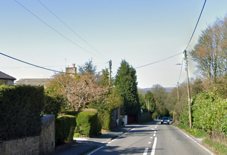 A section of Glossop Road in Marple Bridge (between Benches Lane and Sandy Lane) will be closed from 22-29 June (Image - Google Maps)