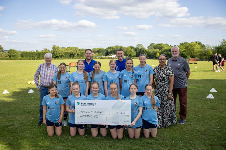 Coalville Town Ravenettes U13s. Photo: Supplied