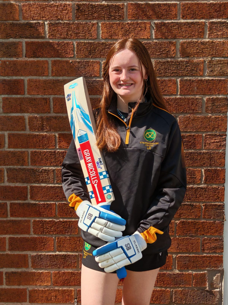 Lilly-May Rogers, a student at Sandbach High School, is an ambassador for Maiden Cricket. (Photo: Maiden Cricket) 