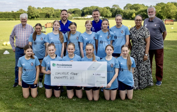 Coalville Town Ravenettes U13s. Photo: Supplied