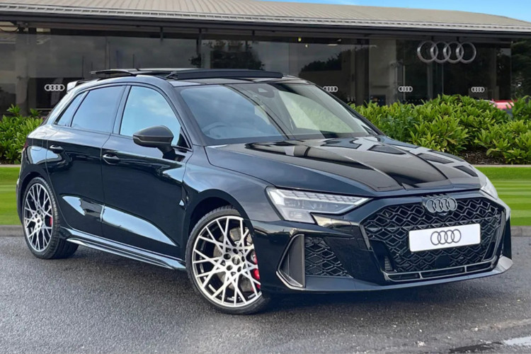 Audi RS 3 2.5 TFSI Carbon Vorsprung Sportback S Tronic quattro Euro 6 (s/s) 5dr in stock at Stoke Audi. (Swansway Motor Group)