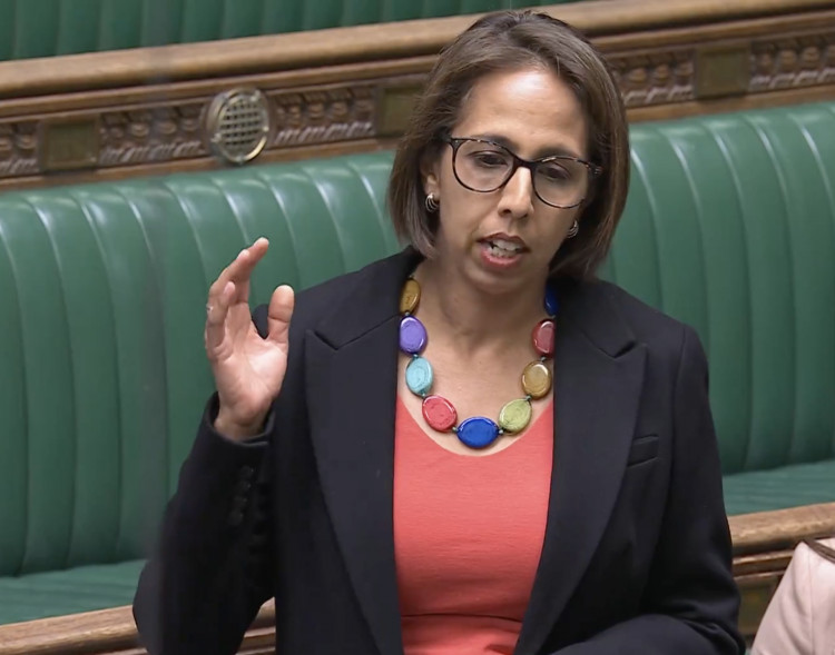 MP Munira Wilson speaking in the House of Commons on 3 June (credit: Parliament TV).