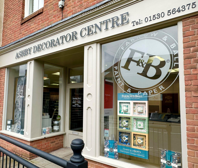 Ashby Decorator Centre can be found in Derby Road. Photos: Supplied