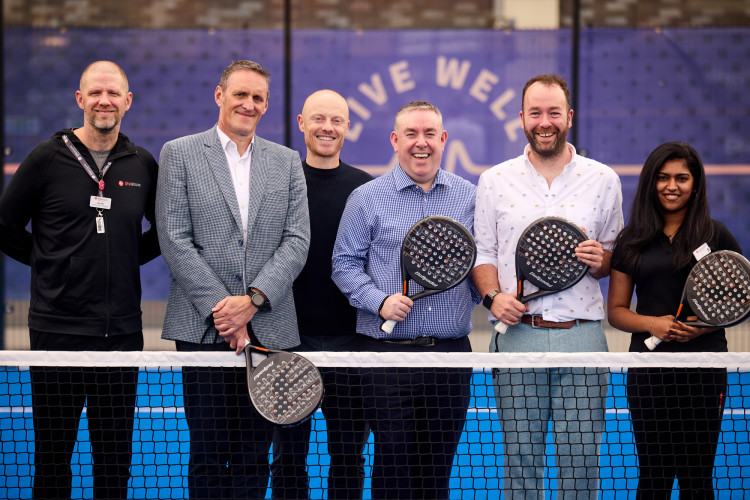 Life Leisure has opened a new padel court in Stockport town centre, based at the Exchange near the raiilway station (Image - Life Leisure)