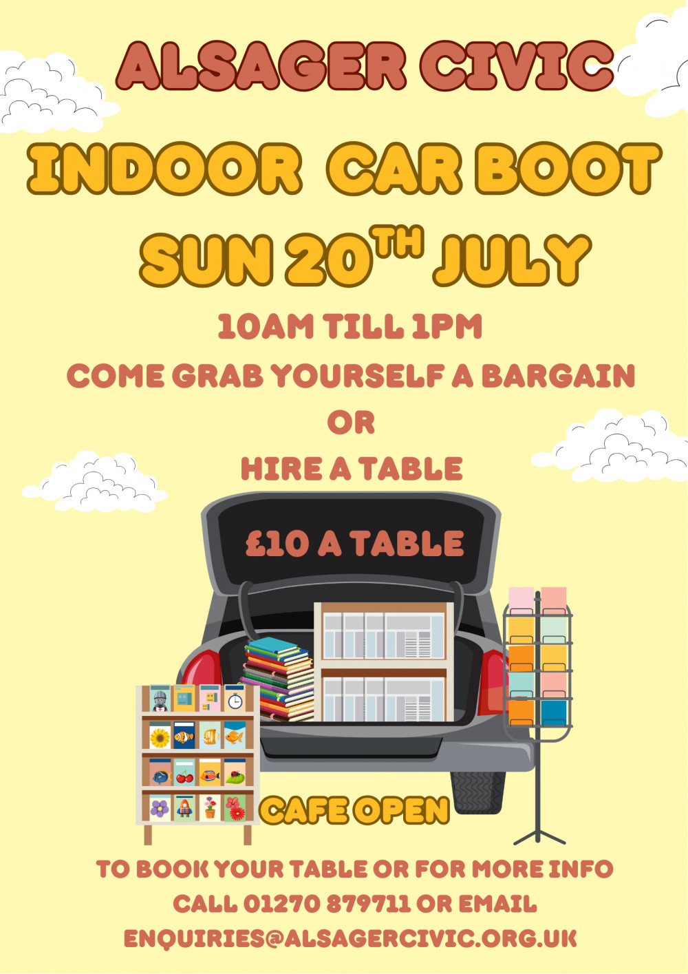 Indoor Car Boot Indoor Car Boot