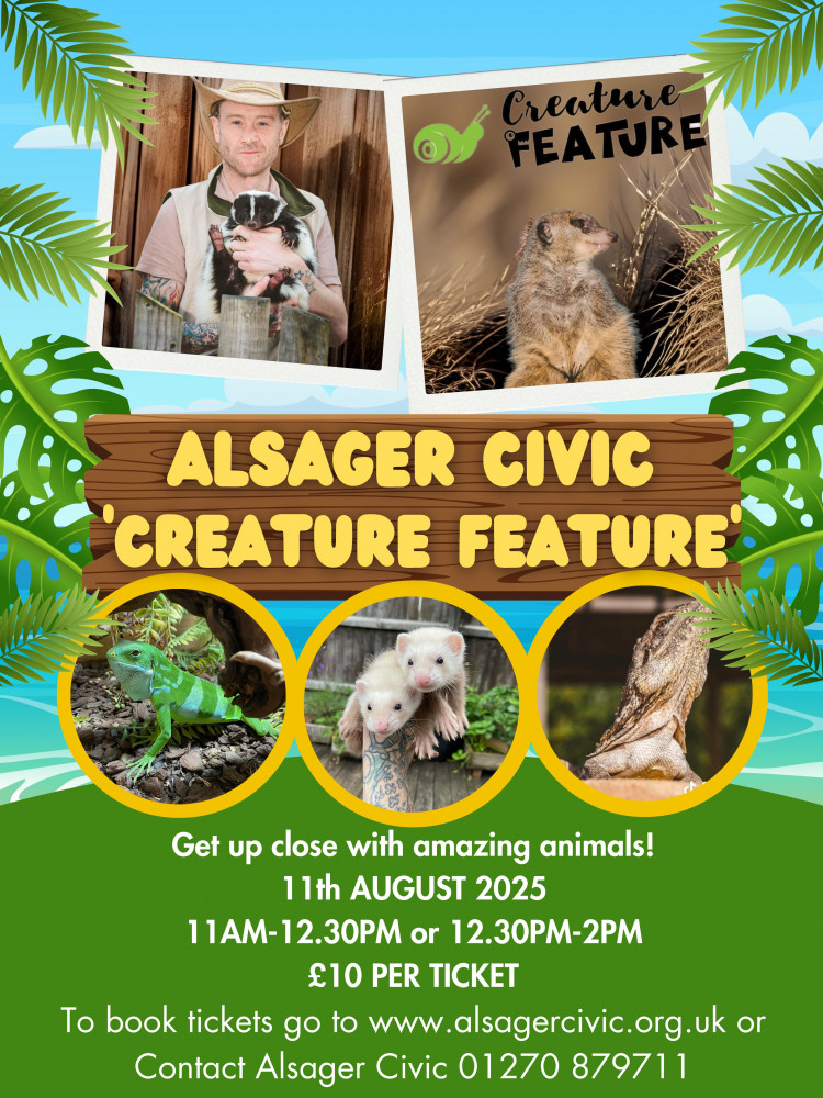 Summer Holiday Fun: Creature Feature Experience Summer Holiday Fun: Creature Feature Experience