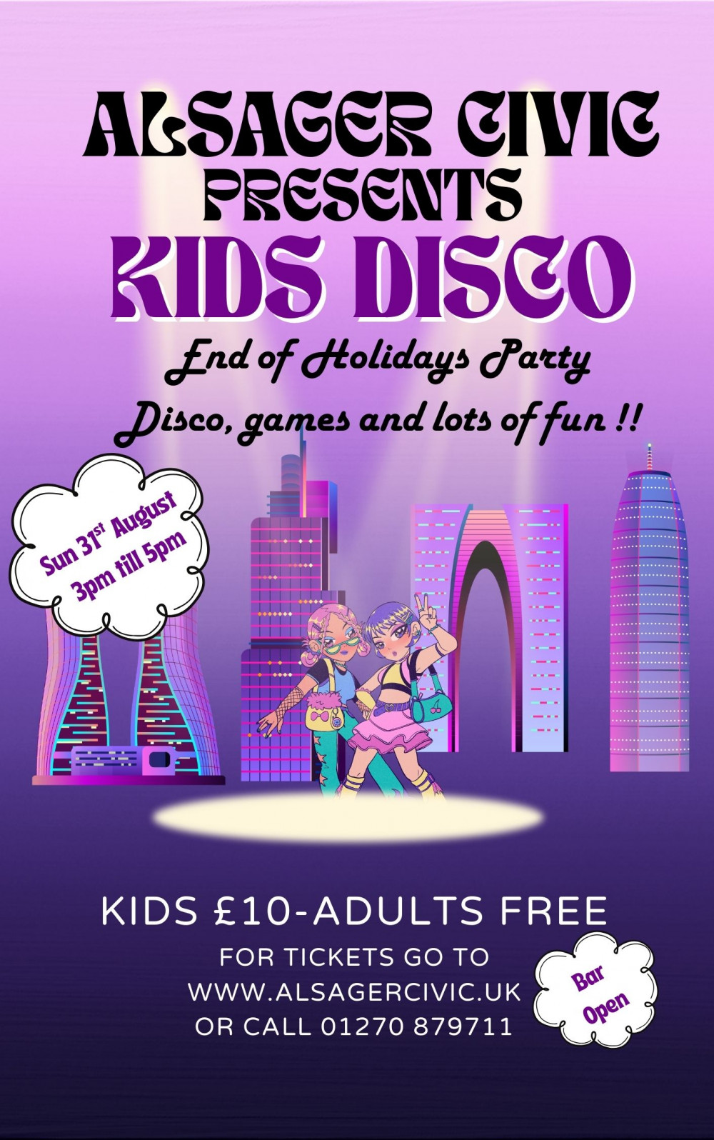 Summer Holiday Fun: Kids Disco Summer Holiday Fun: Kids Disco