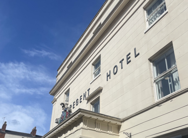 Permission has been granted for a 'special interest plaque' on Leamington Spa's Regent Hotel (images via Nub News)
