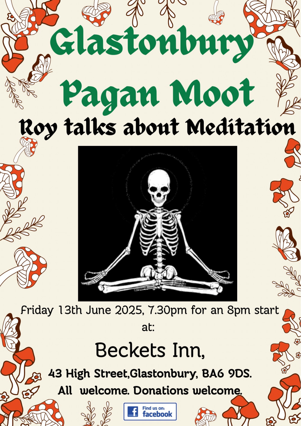 Glastonbury Pagan Moot — Roy talks about Meditation Glastonbury Pagan Moot — Roy talks about Meditation