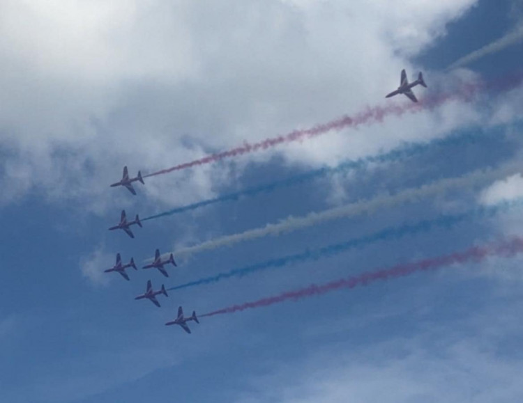Your chance to see the Red Arrows this weekend. (Photo: Nub News)