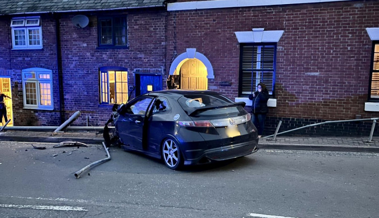 The incident happened in Wood Street on Sunday evening. Photos: Carl Benfield