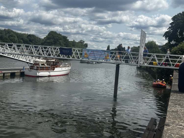 The Teddington RNLI's Open Day took place at its lifeboat station yesterday (Credit: Tilly O'Brien)