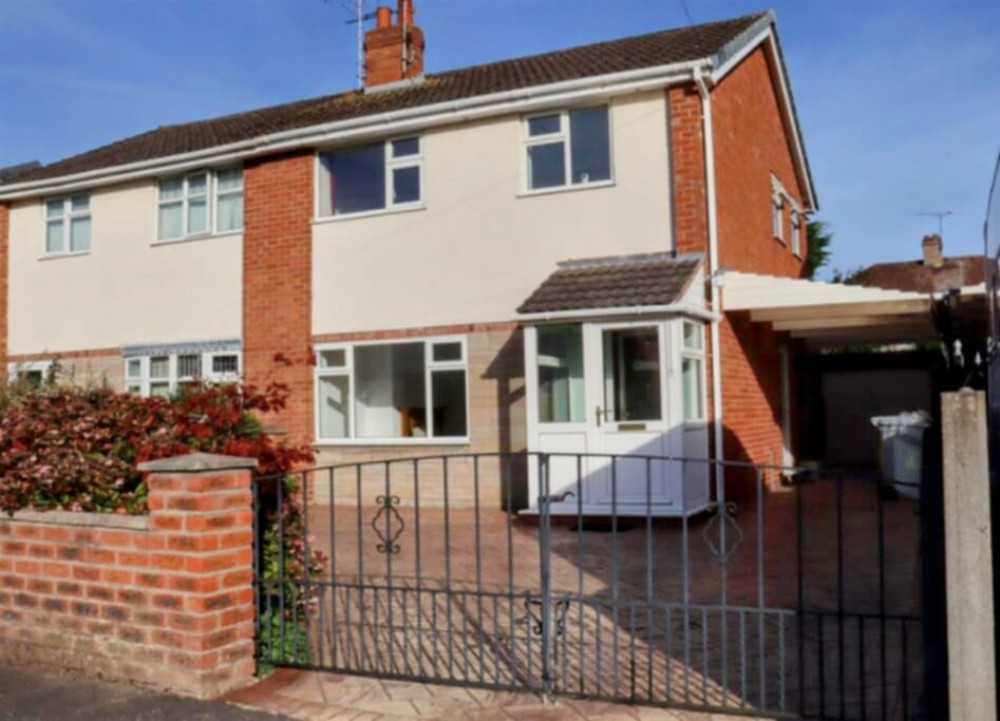 The three-bedroom semi-detached home on Monks Lane, Crewe (Stephenson Browne). The three-bedroom semi-detached home on Monks Lane, Crewe (Stephenson Browne).