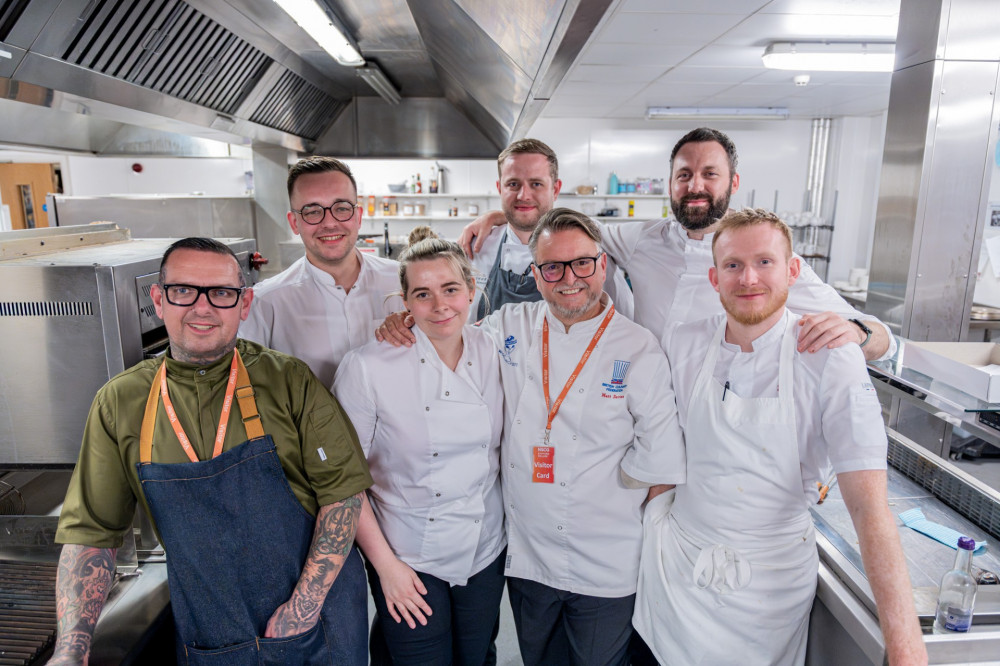 Newcastle and Stafford Colleges Group welcomed four top chefs earlier this month.(NSCG) Newcastle and Stafford Colleges Group welcomed four top chefs earlier this month.(NSCG)