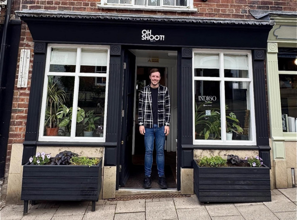 Oh Shoot! Plants owner Nathan Craig from Alsager outside his new shop. (Credit: Nathan Craig) Oh Shoot! Plants owner Nathan Craig from Alsager outside his new shop. (Credit: Nathan Craig)