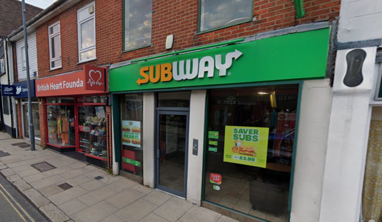 Subway on Maldon High Street shut down last year. (Credit: Google Street View)