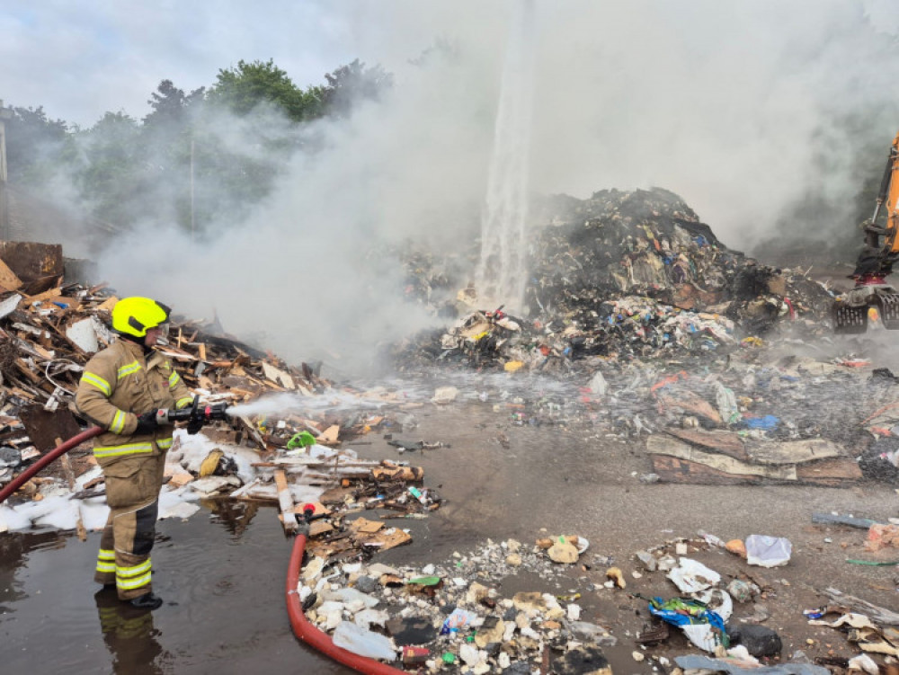 Staffordshire Fire and Rescue says the fire on Chemical Lane started accidentally. (SFARS) Staffordshire Fire and Rescue says the fire on Chemical Lane started accidentally. (SFARS)