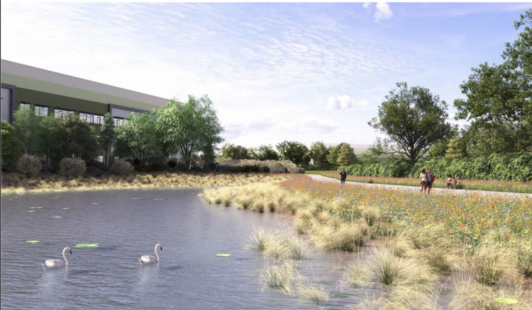 Indurent says the business park would create 3,500 jobs. (Planning application)