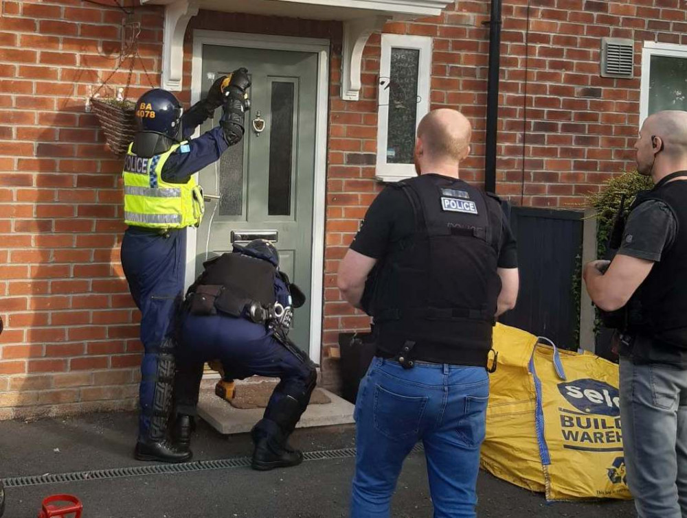 On Friday 6 June, Cheshire Police detectives from Operation Apollo conducted a warrant at an address in Crewe (Cheshire Police). On Friday 6 June, Cheshire Police detectives from Operation Apollo conducted a warrant at an address in Crewe (Cheshire Police).