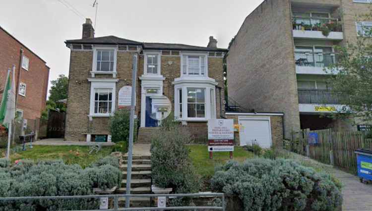 Park Hill Preparatory School is located at 8 Queen's Rd, Kingston upon Thames KT2 7SH (Image via Google Maps)
