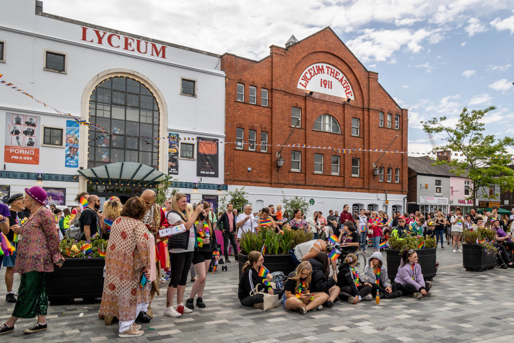Crewe Pride takes place on Saturday 14 June in Lyceum Square and across Crewe town centre, running from 11.20am to 7.15pm (Crewe Pride 2025). Crewe Pride takes place on Saturday 14 June in Lyceum Square and across Crewe town centre, running from 11.20am to 7.15pm (Crewe Pride 2025).
