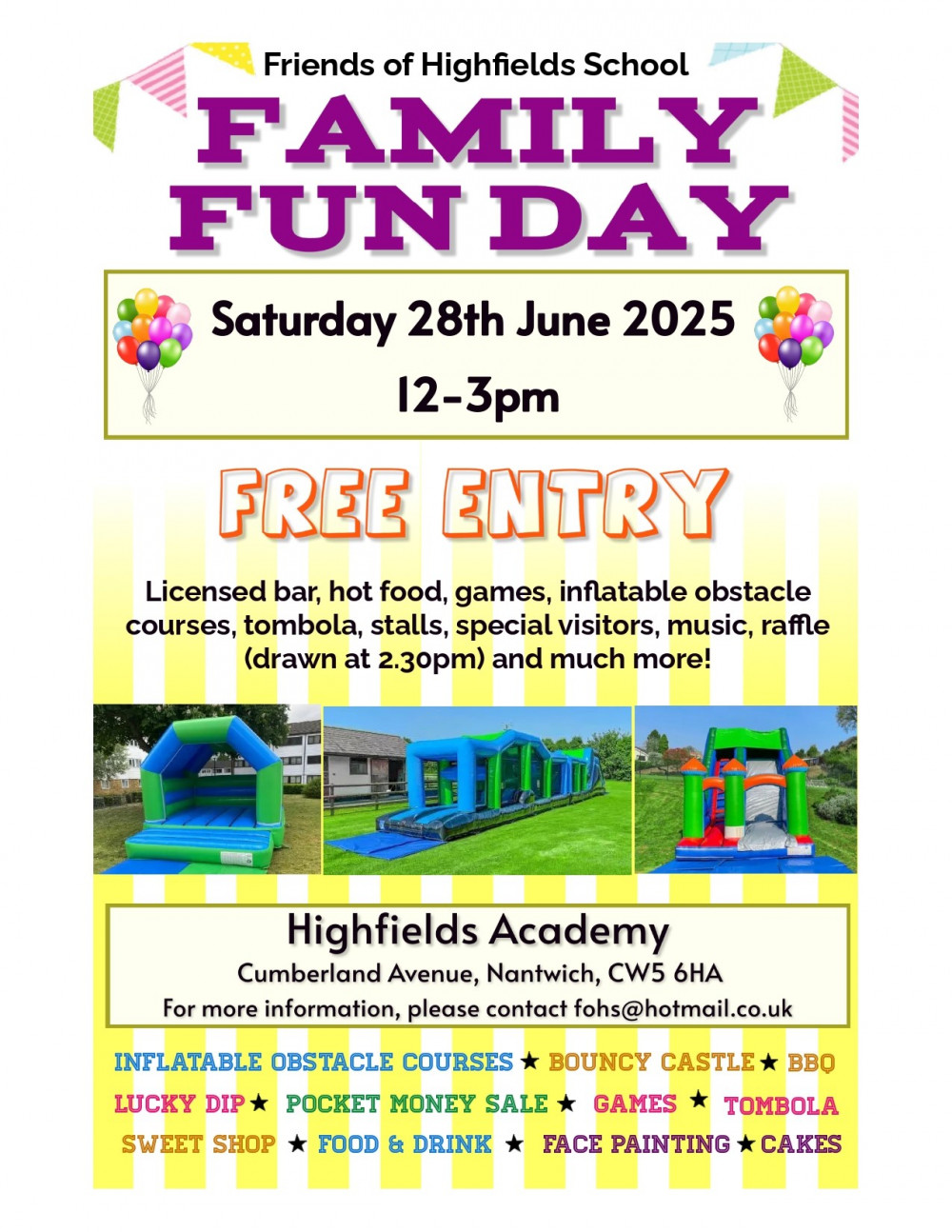 Friends of Highfields School Family Fun Day Friends of Highfields School Family Fun Day