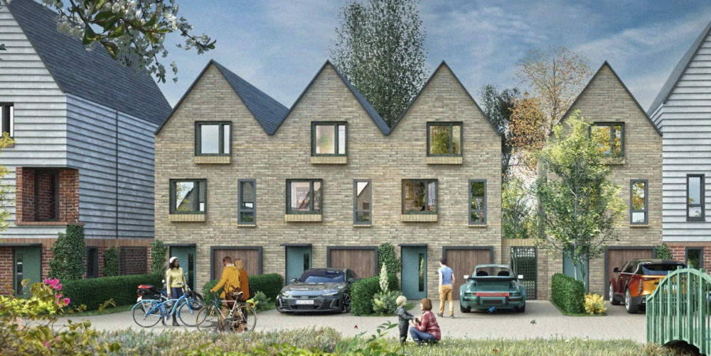How some of the new homes will look. How some of the new homes will look.