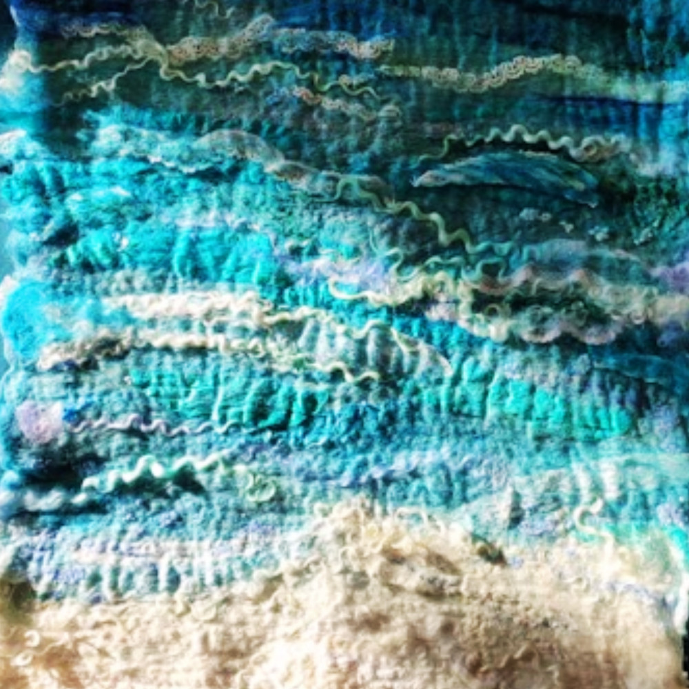Wet Felted Sea and Coastal Views Wet Felted Sea and Coastal Views