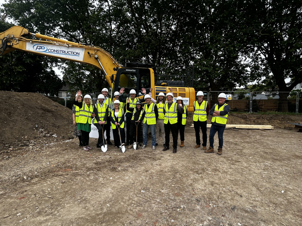 Kingston Councillors held a groundbreaking ceremony to mark the occasion (Credit: Tilly O'Brien) Kingston Councillors held a groundbreaking ceremony to mark the occasion (Credit: Tilly O'Brien)