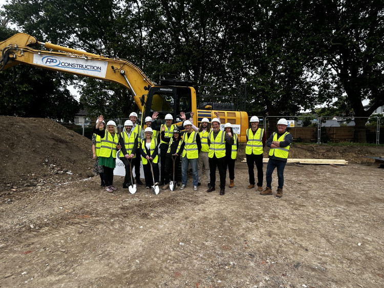 Kingston Councillors held a groundbreaking ceremony to mark the occasion (Credit: Tilly O'Brien)