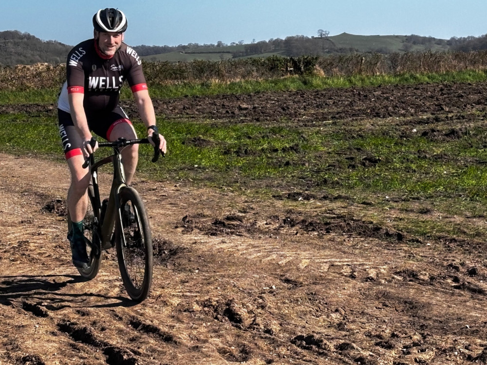 Chris Hall training for his 1,095-mile cycle trek in July Chris Hall training for his 1,095-mile cycle trek in July