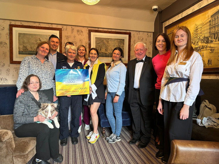 Community group donates an incredible £1000 to Rutland Community First Responders with charity concert (Photo: URICR)