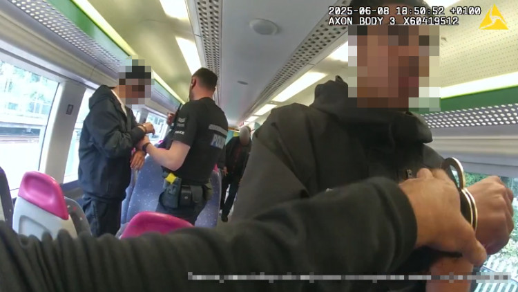 Police were involved in an incident at Grays station 