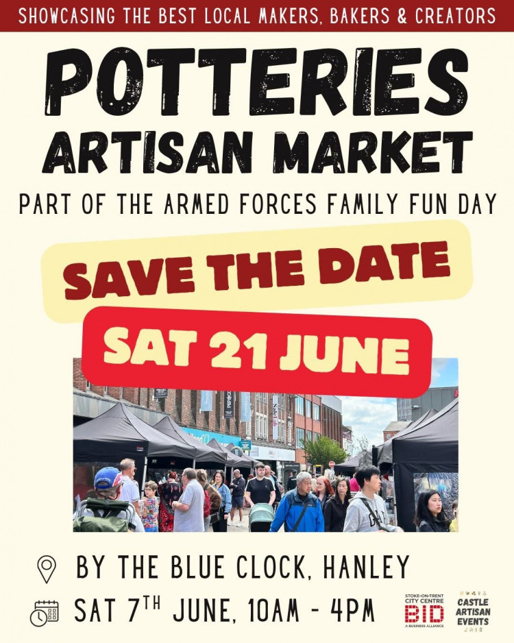 Potteries Artisan Market - Armed Forces Family Fun Day Potteries Artisan Market - Armed Forces Family Fun Day
