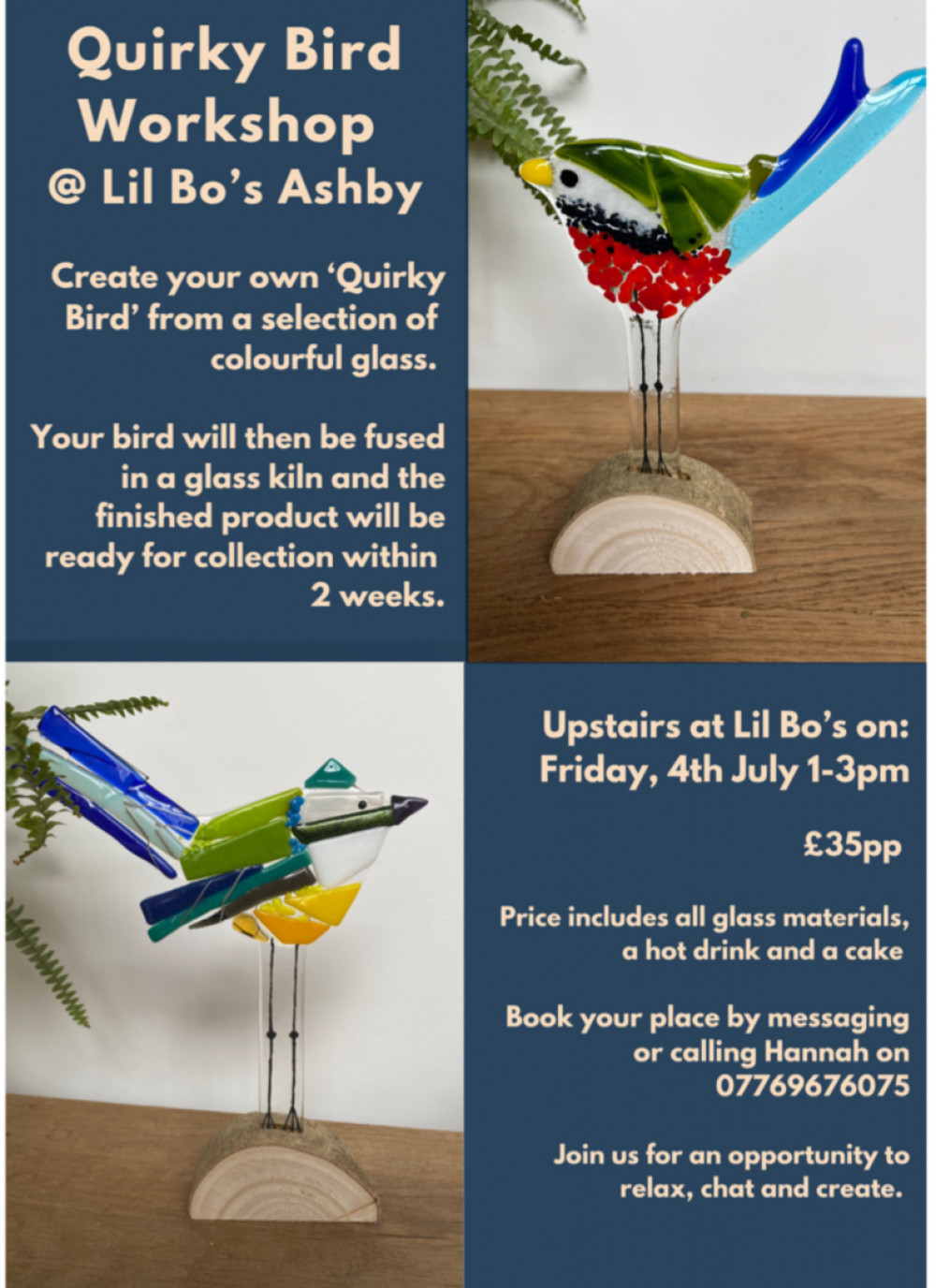 Quirky Birds Workshop Quirky Birds Workshop