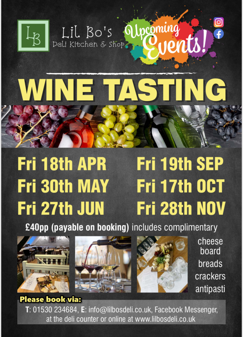 Wine & Cheese Tasting Wine & Cheese Tasting