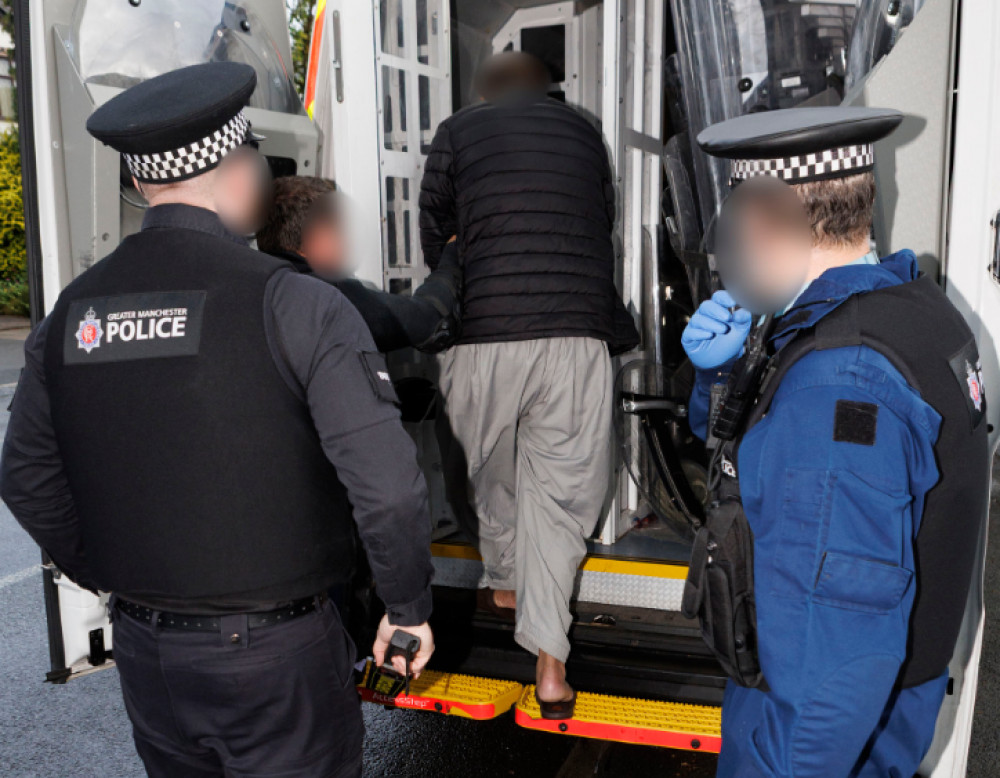 Two men from Stockport have been charged with conspiracy to assist illegal entry to the UK, following a series of search warrants (Image - Greater Manchester Police) Two men from Stockport have been charged with conspiracy to assist illegal entry to the UK, following a series of search warrants (Image - Greater Manchester Police)