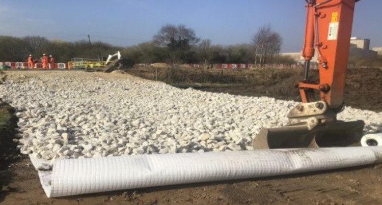 Preparation works Middlewich bypass. (Photo: Cheshire East)