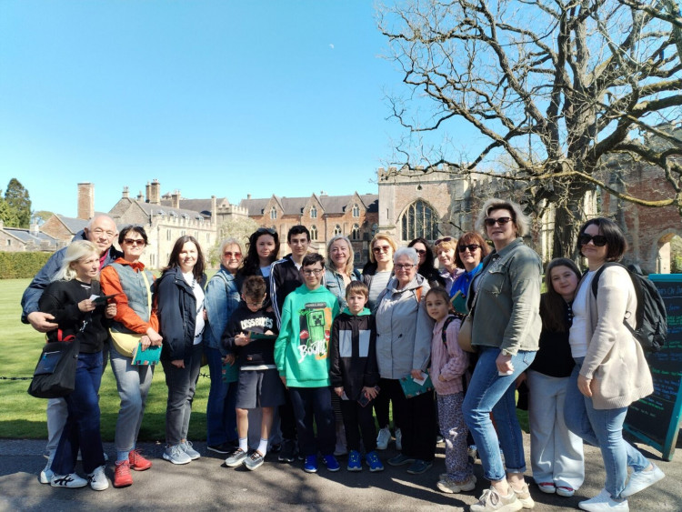 Members of Frome Welcome Hub visit Wells, April 2025