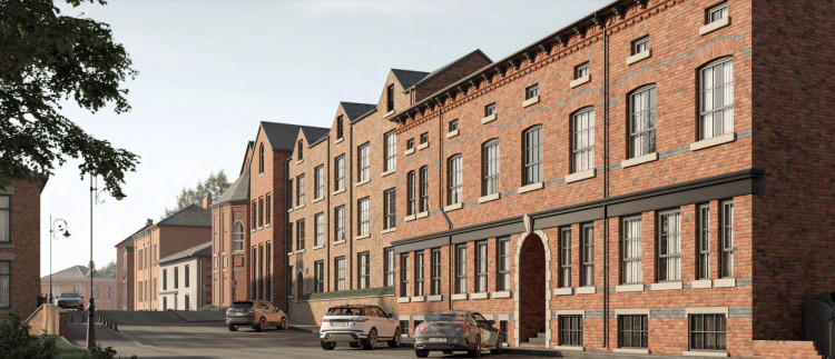 Construction is starting on 45 new high-quality apartments on High Street in Stockport town centre (Image - Ashurst Communications)