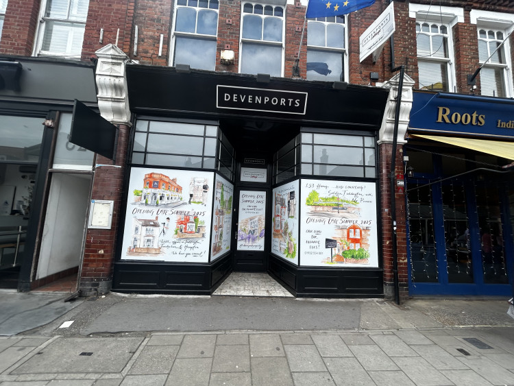 Devenport's new office is located on High Street, Teddington (Credit: Tilly O'Brien)