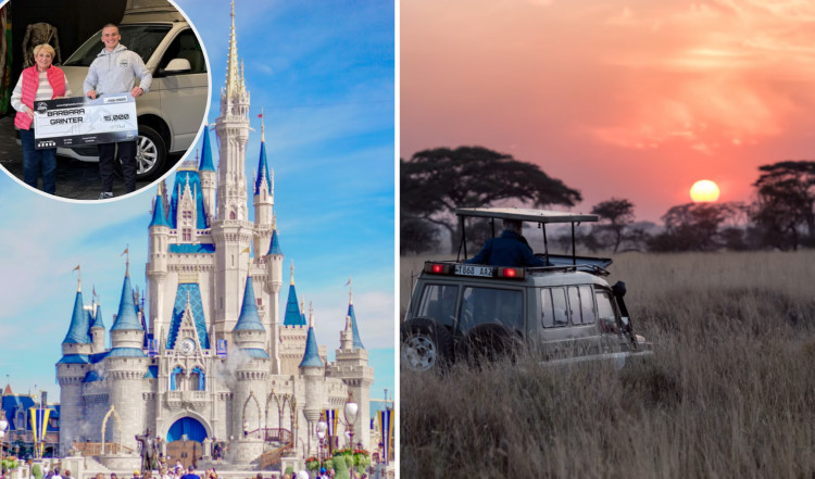 High Peak Comps - a local competitions firm - is hosting two exciting prize draws - £15k in cash, or a dream holiday worth £15k (choose from either a safari or a Disneyworld trip) (Images - Unsplash: left - Younho Choo; right - Hu Chen)